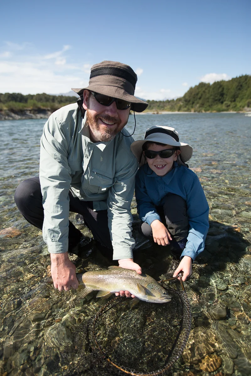 Father & Son Fly Fishing New Zealand