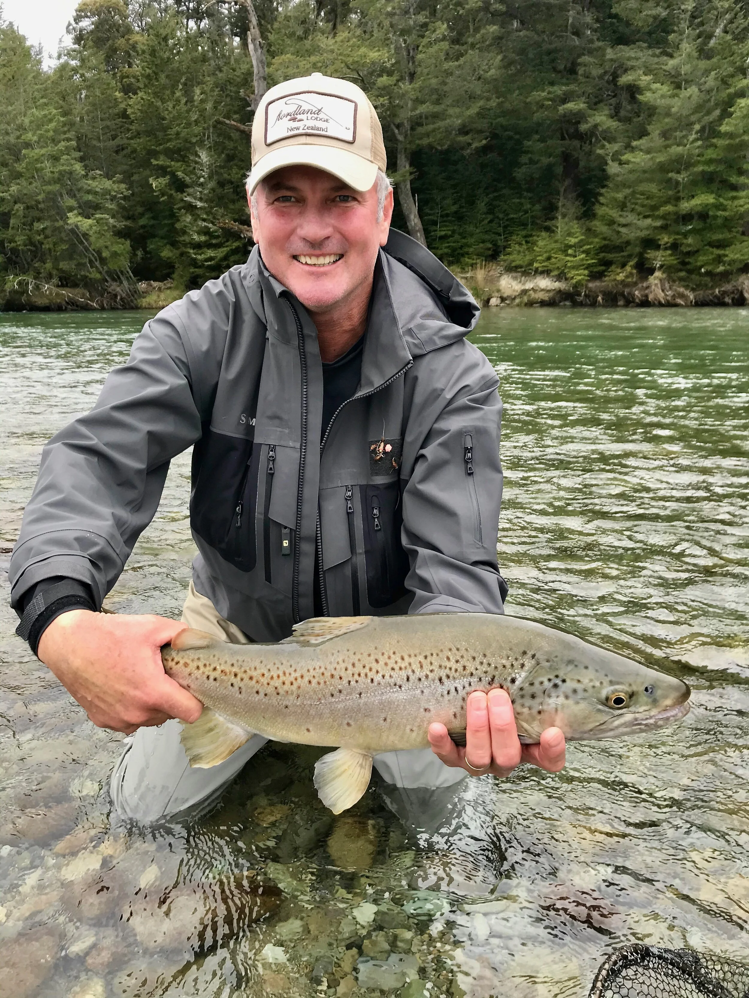  Great to be back out there with clients. Damo had the right perspective. He was just stoked to be fishing in the wonderful surrounds we have down here in Southland. Just a great day with a fellow minded angler. It was tough but he got it in the slot when it counted.  
