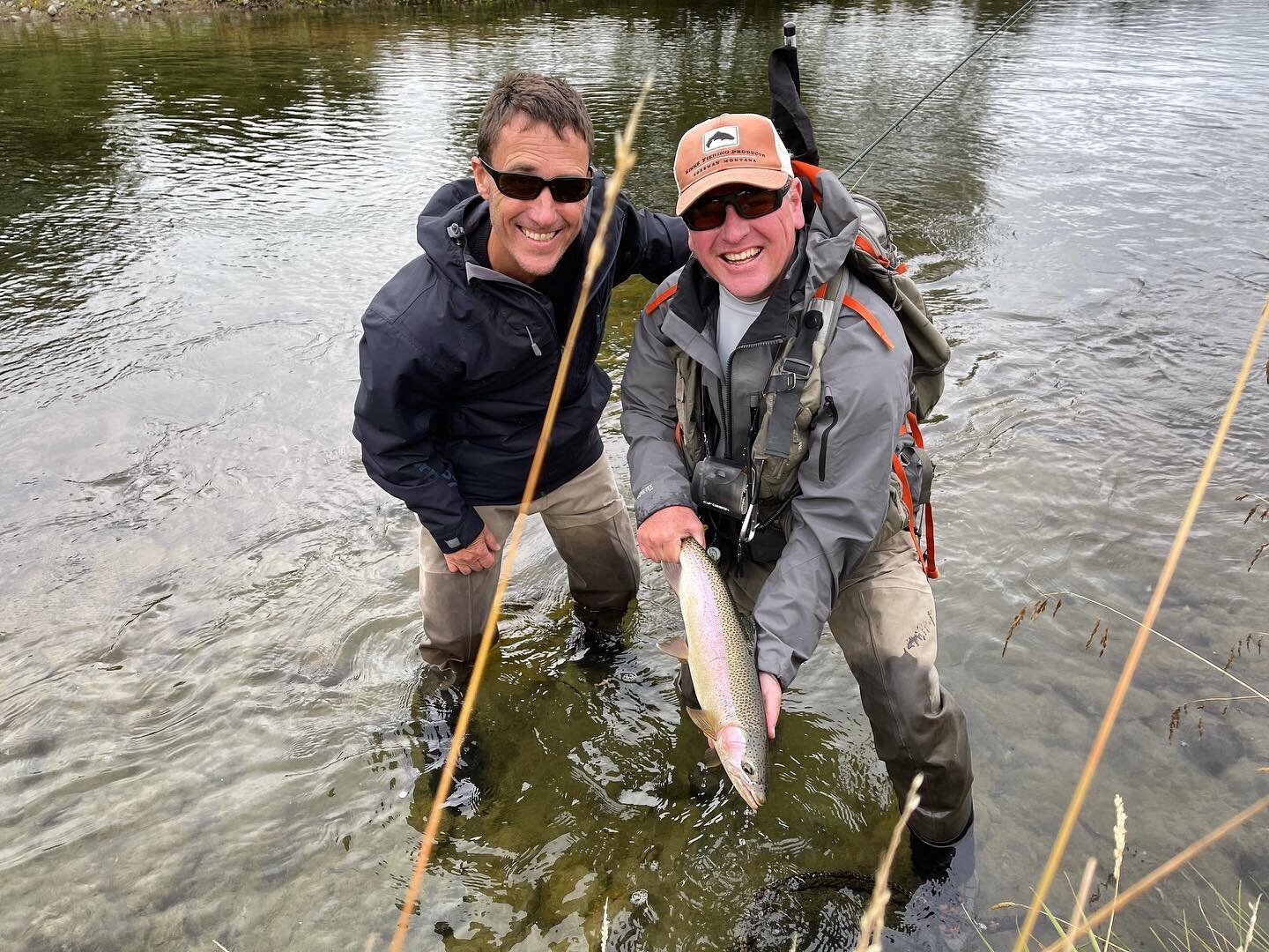 Timeline // Is it the fish you catch or the time in between you spent trying to catch it. Smiles all round on this one so I&rsquo;m going for the later. 

@fiordland_fishing_guide 

#fishingnotcatching #smiles #goodguide #flyfishnewzealand