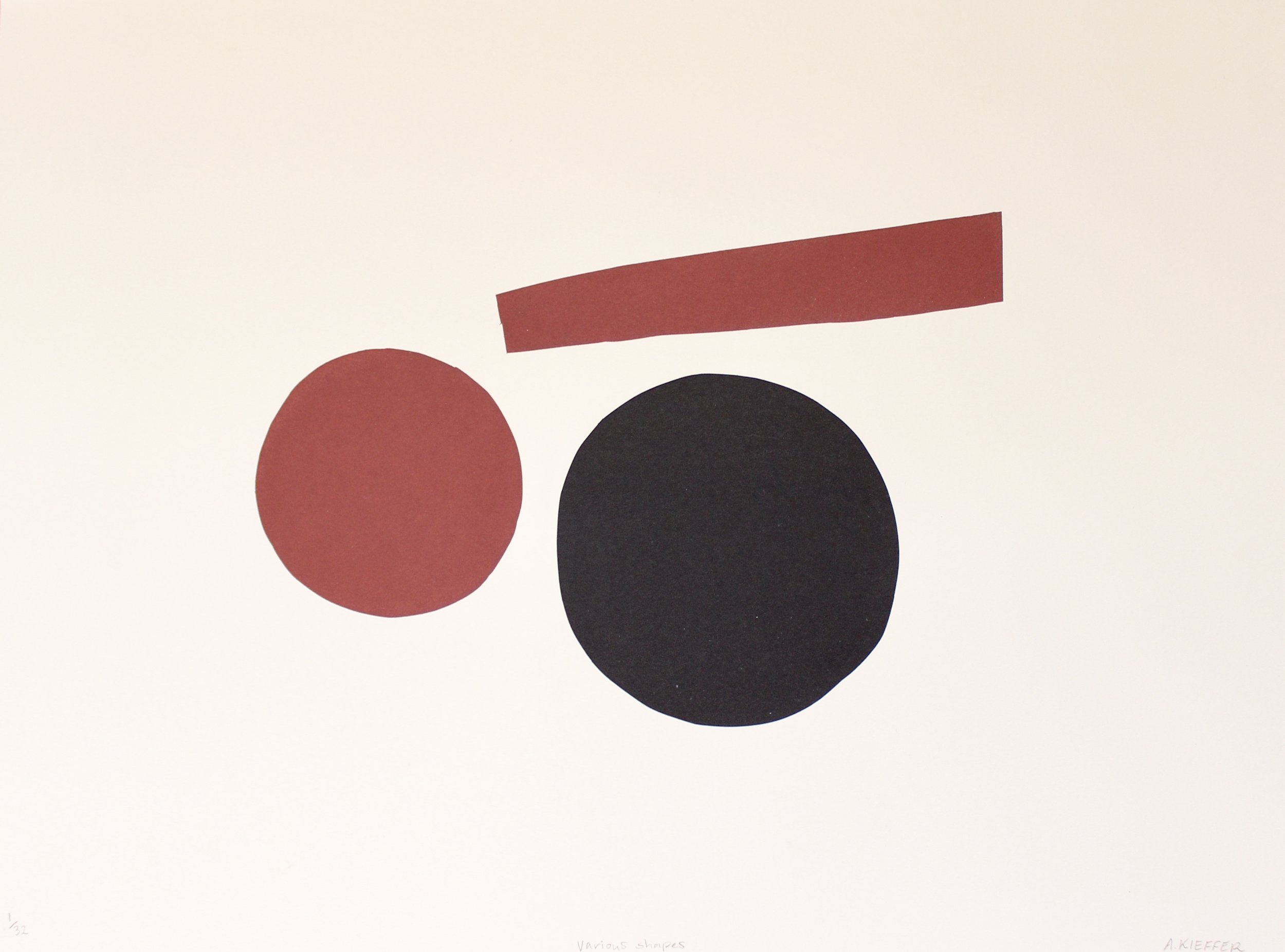 "Various Shapes" 12 x 16 inches