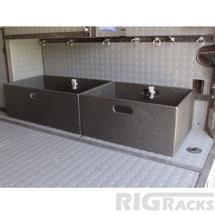 Organization and storage of gear is the main aspect of most all custom van designs. It is what help you from going crazy when living in a small space with stuff, lots and lots of stuff.  These gear boxes we came up with are a quick and easy way to ke