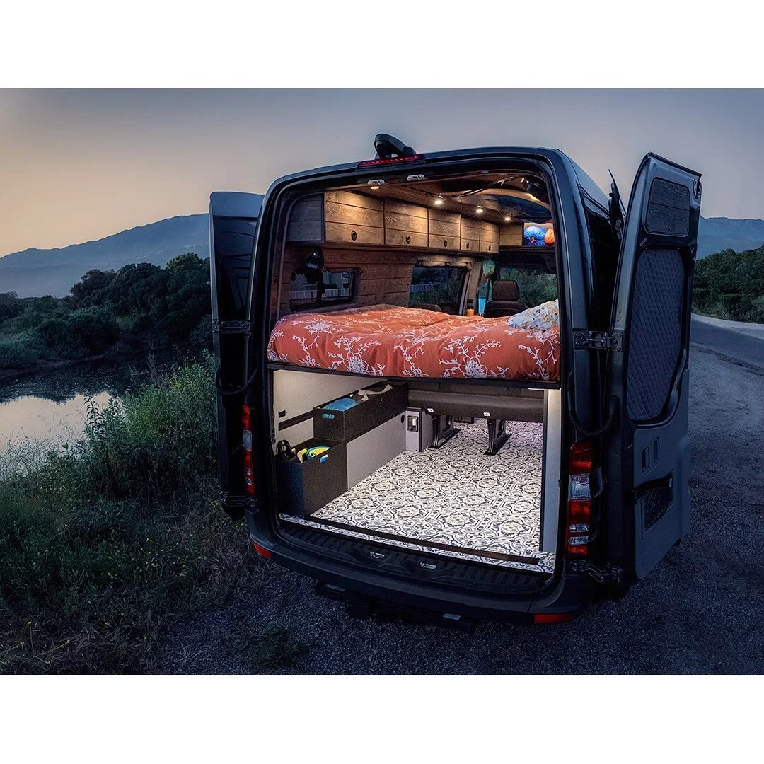 The design for our latest van build "Olma" is a refined blend of our popular "StormTrooper" and "Bernadette" van builds. With a few changes, a few upgrades and a couple personal touches the client was able to create thei