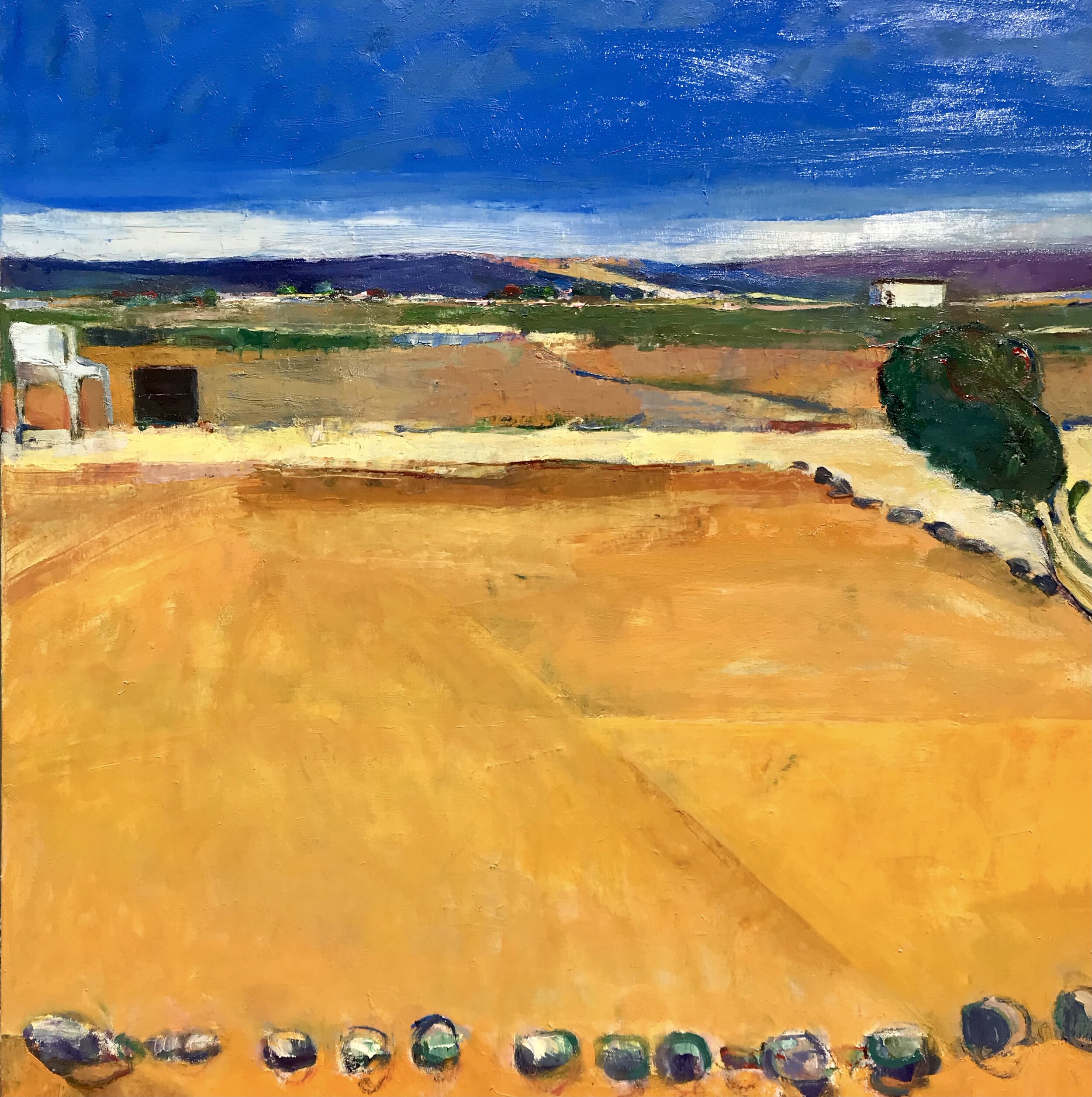 Burn Barrel 2021 oil on canvas 38” x 36” $2000