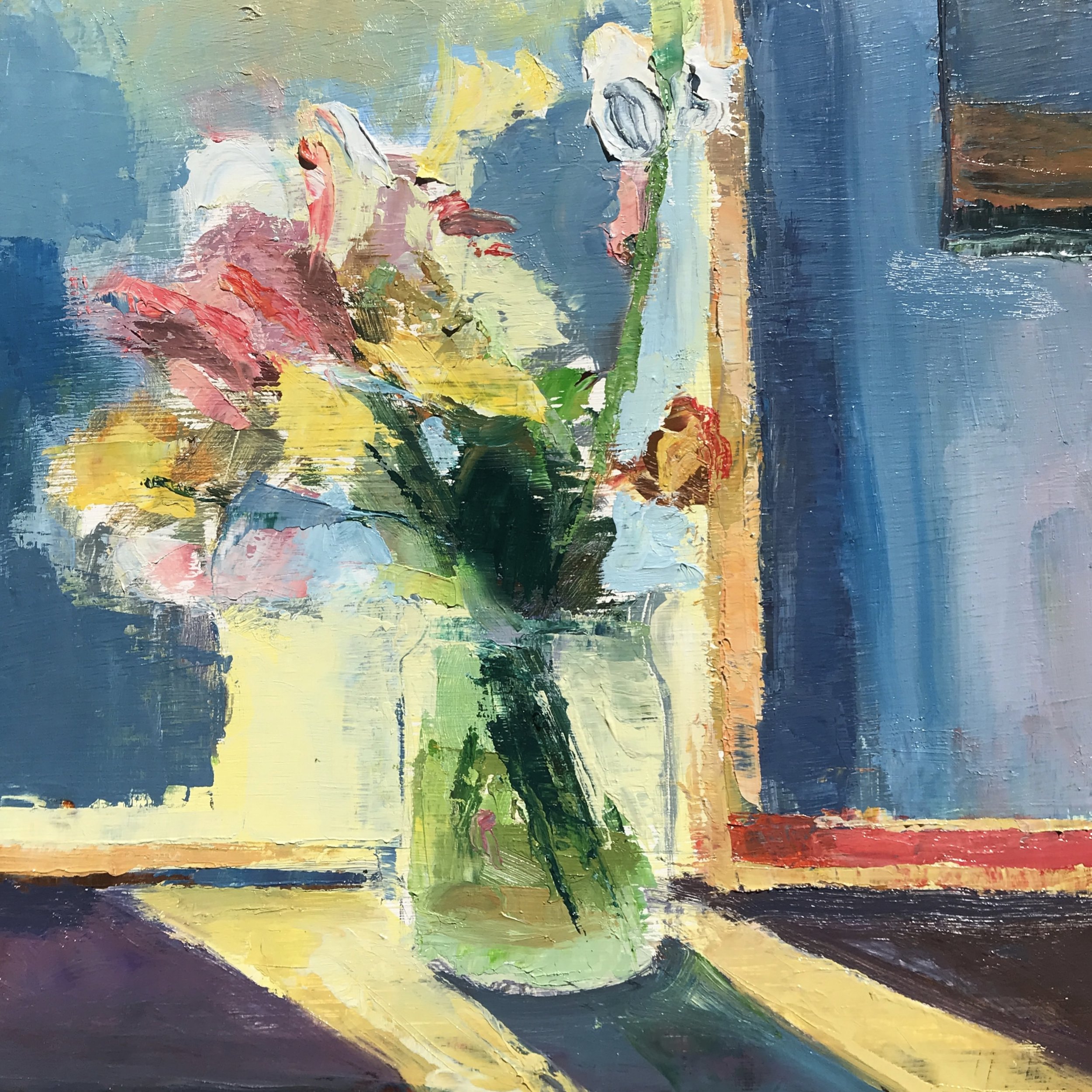 Bouquet 2022 oil on panel 12 x 12” $300