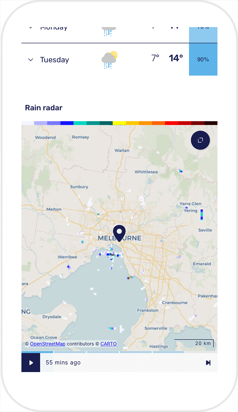 Improvement: Radar preview