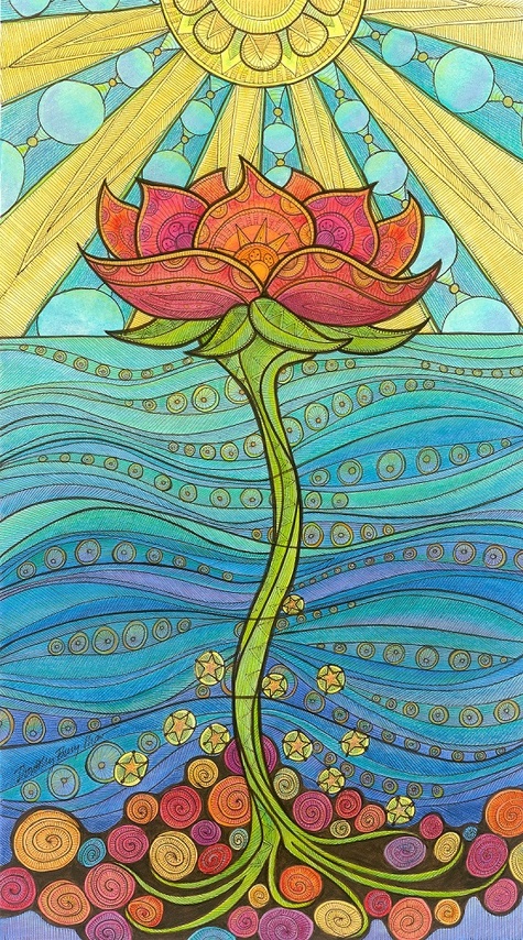 Lotus in the Sun