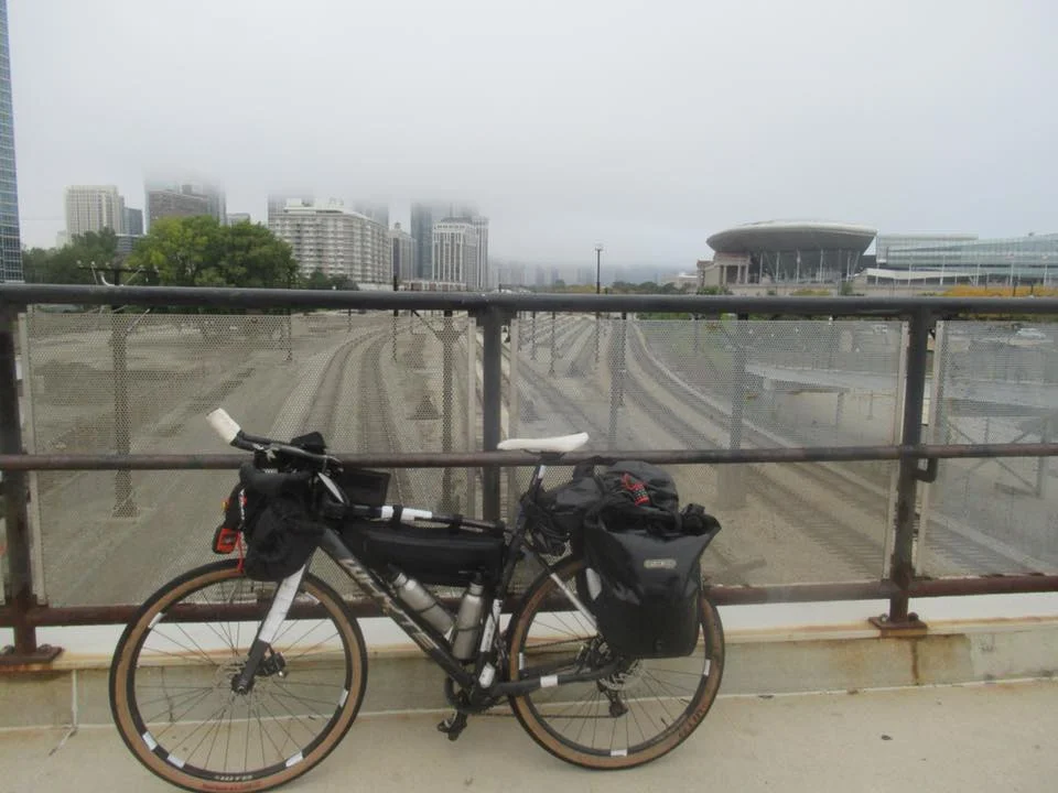Less than ideal conditions made for a great view of downtown upon my arrival, Chicago, IL