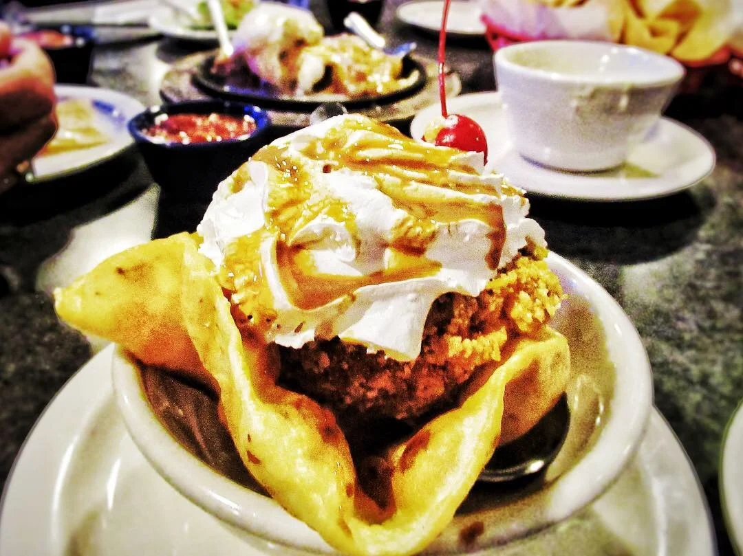 Deep-fried ice-cream, evidence of my transition to the South