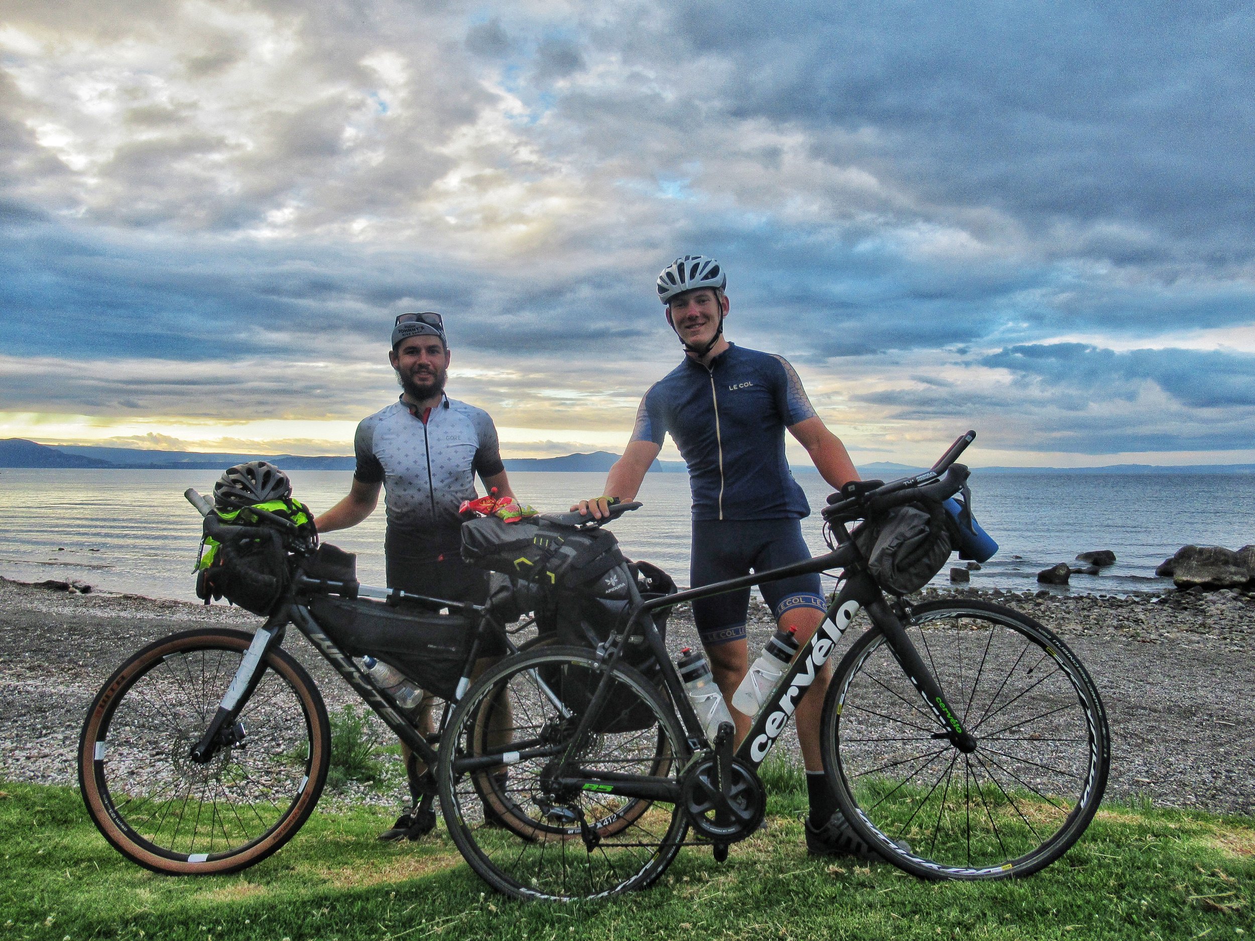 Riding with Charlie, Lake Taupo