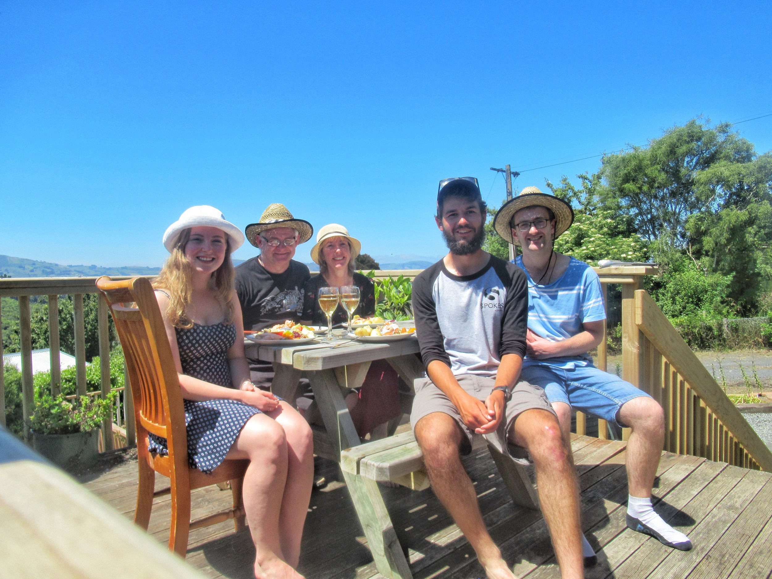 Christmas Day 2018 with the Bremers, Dunedin