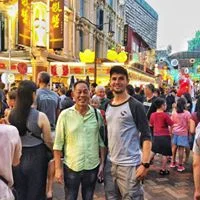 Chinatown with my host, (uncle) Steven