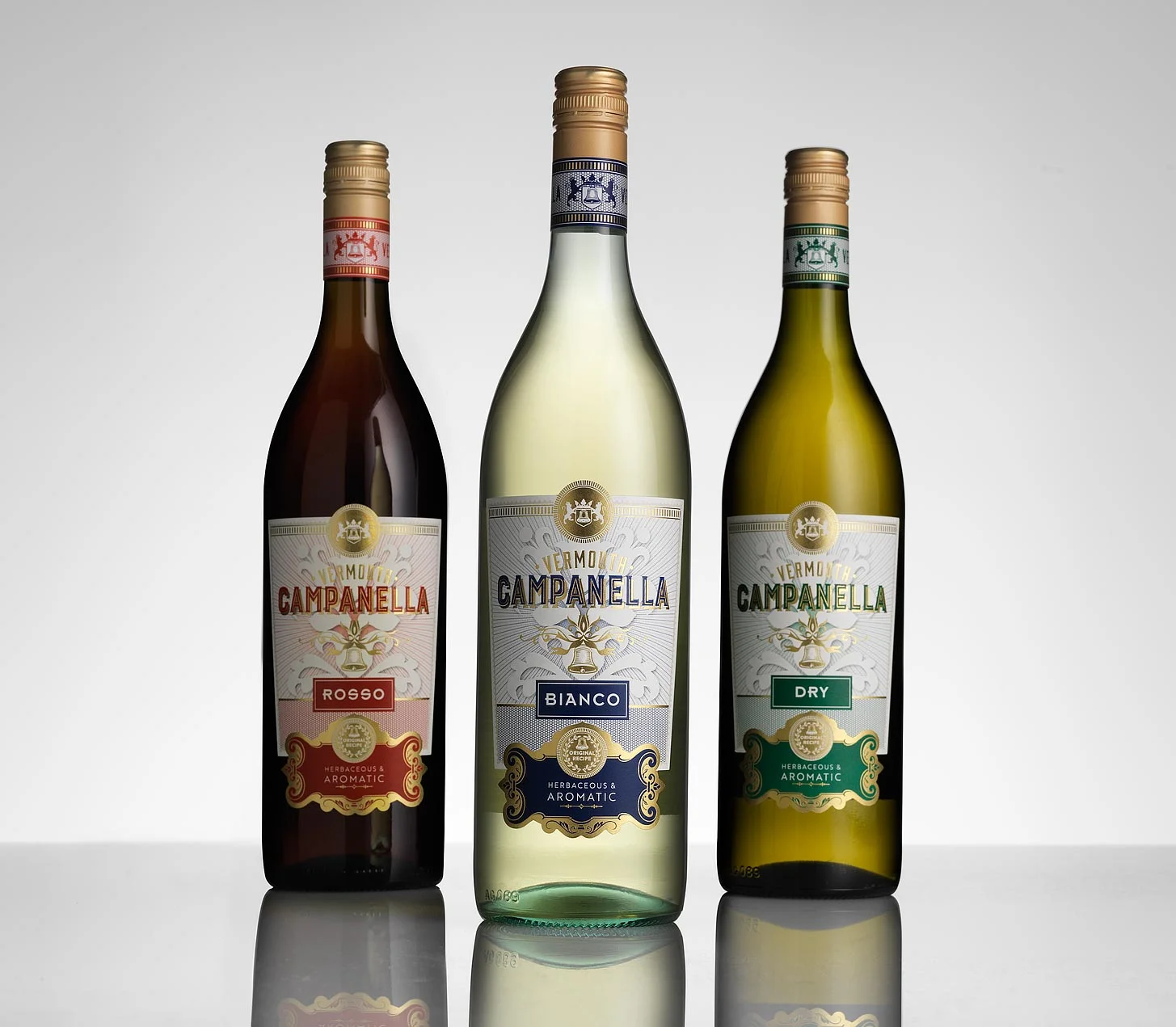 Campanella Vermouth Bottle Photography