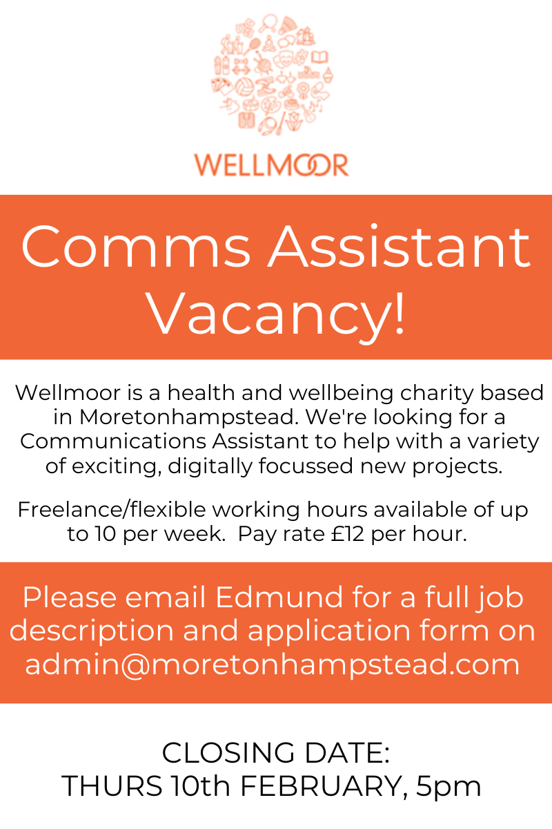 Could you be our next Comms Assistant? 