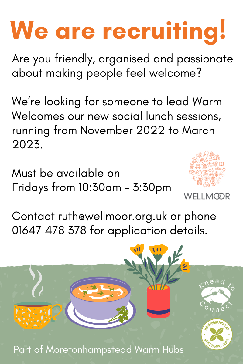 "FRIENDLY FRIDAY” Hub Leader Vacancy: November 2022 Onwards!