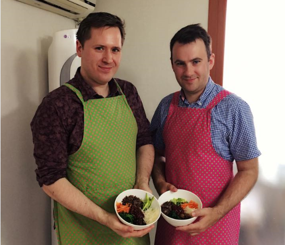Cooking Bibimbap in Korean cooking class in Hongdae, Seoul.png