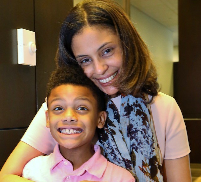  Erika with her son Cole