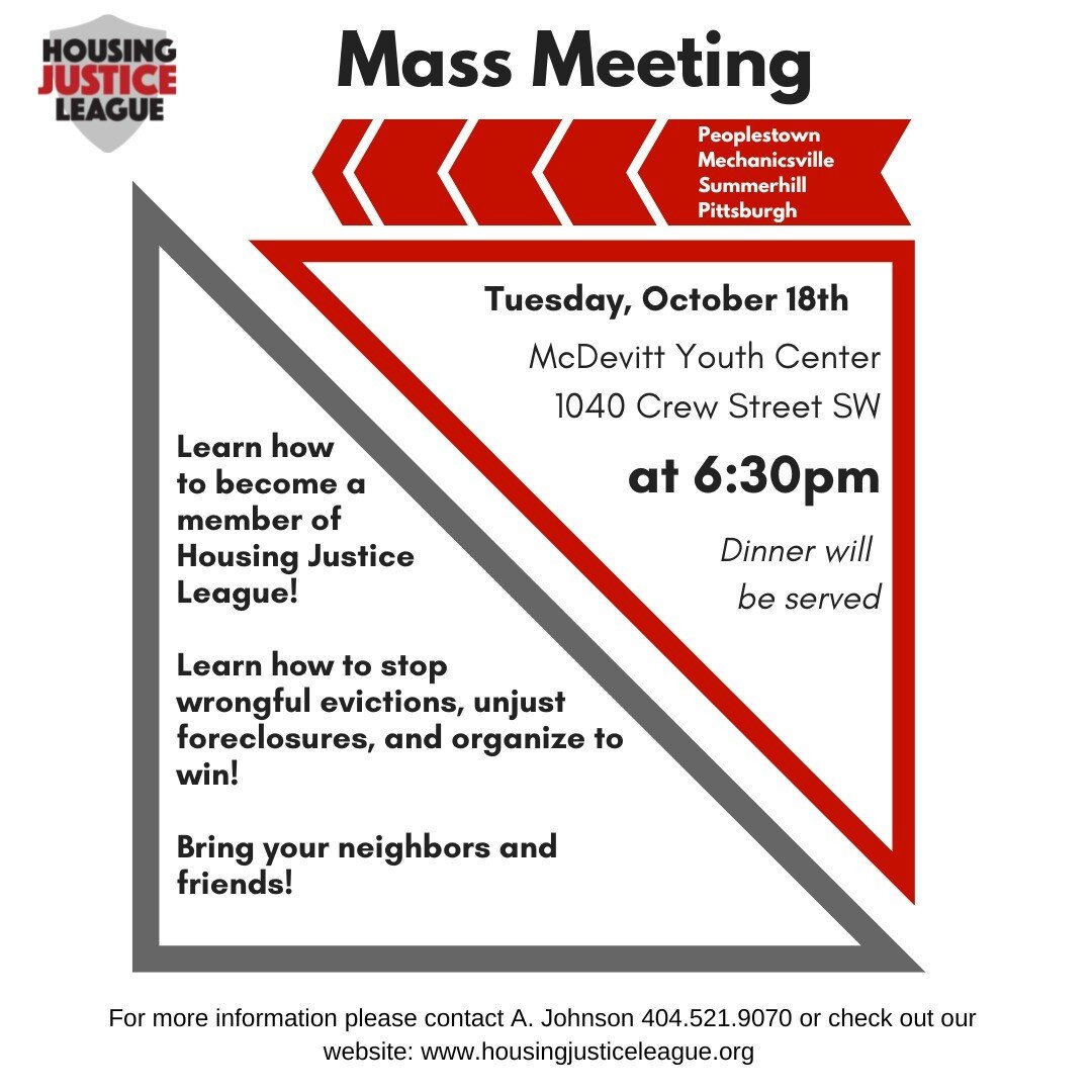 Come to our mass meeting tomorrow!! We will be happy to have you!!