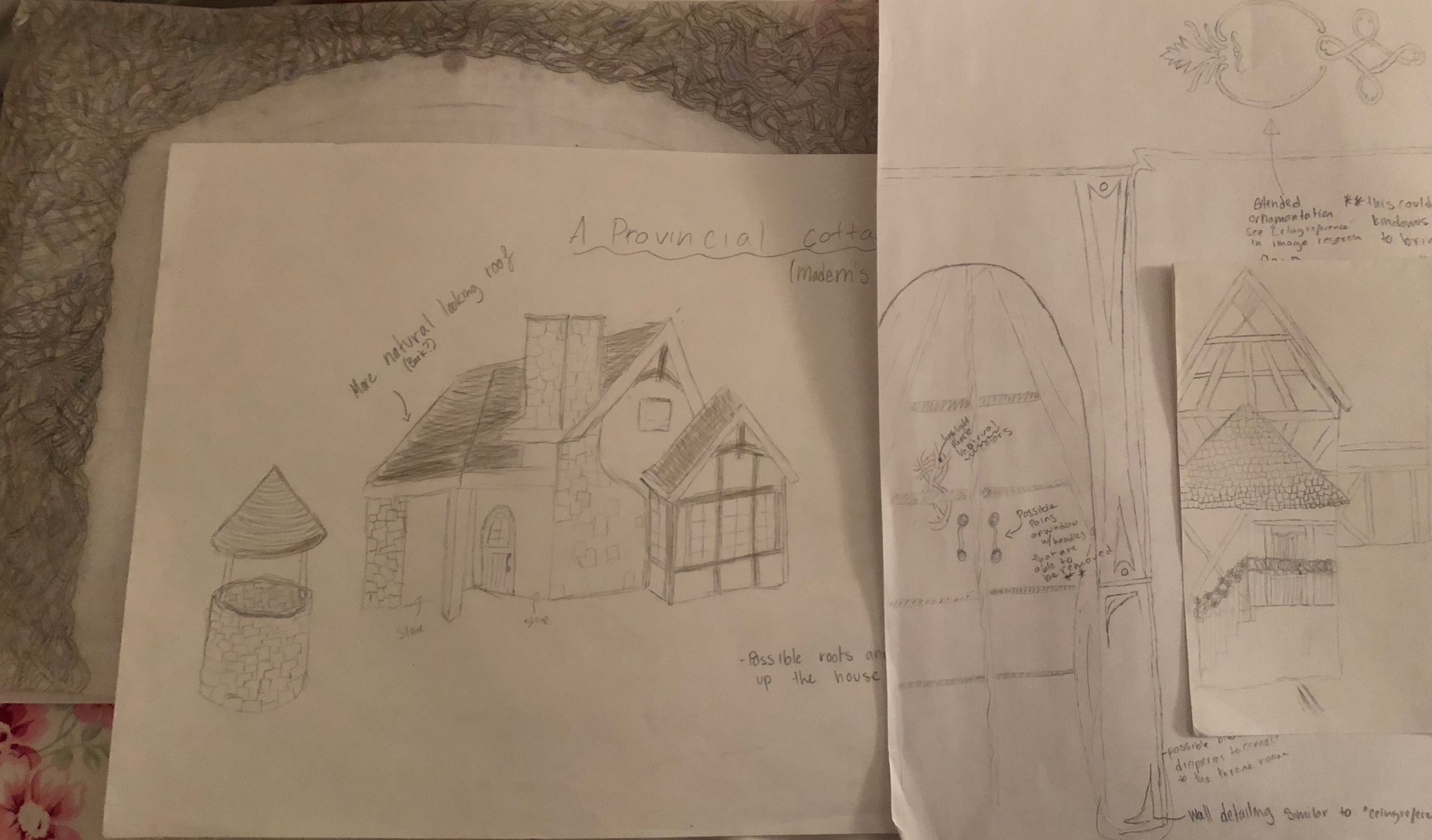 Cinderella Concept Scetches