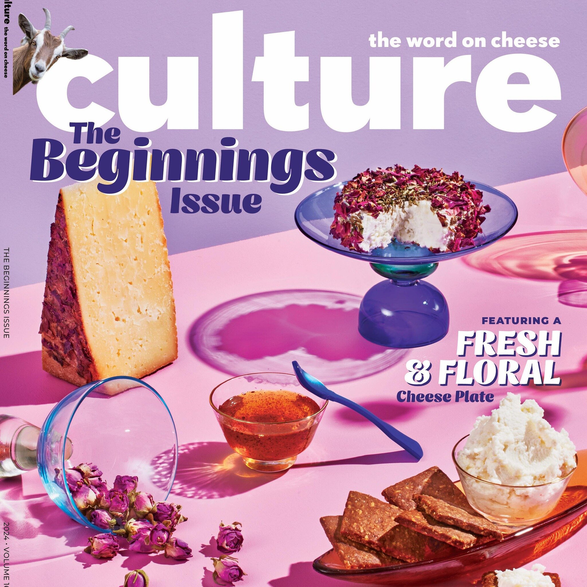 Spring has sprung! We&rsquo;re thrilled to have Tea Rose featured on the the cover of @culturecheese&rsquo;s &lsquo;The Beginnings Issue&rsquo;.

This cheese embodies the fresh, bright optimism of Spring. As Capriole&rsquo;s youngest creation, we lov