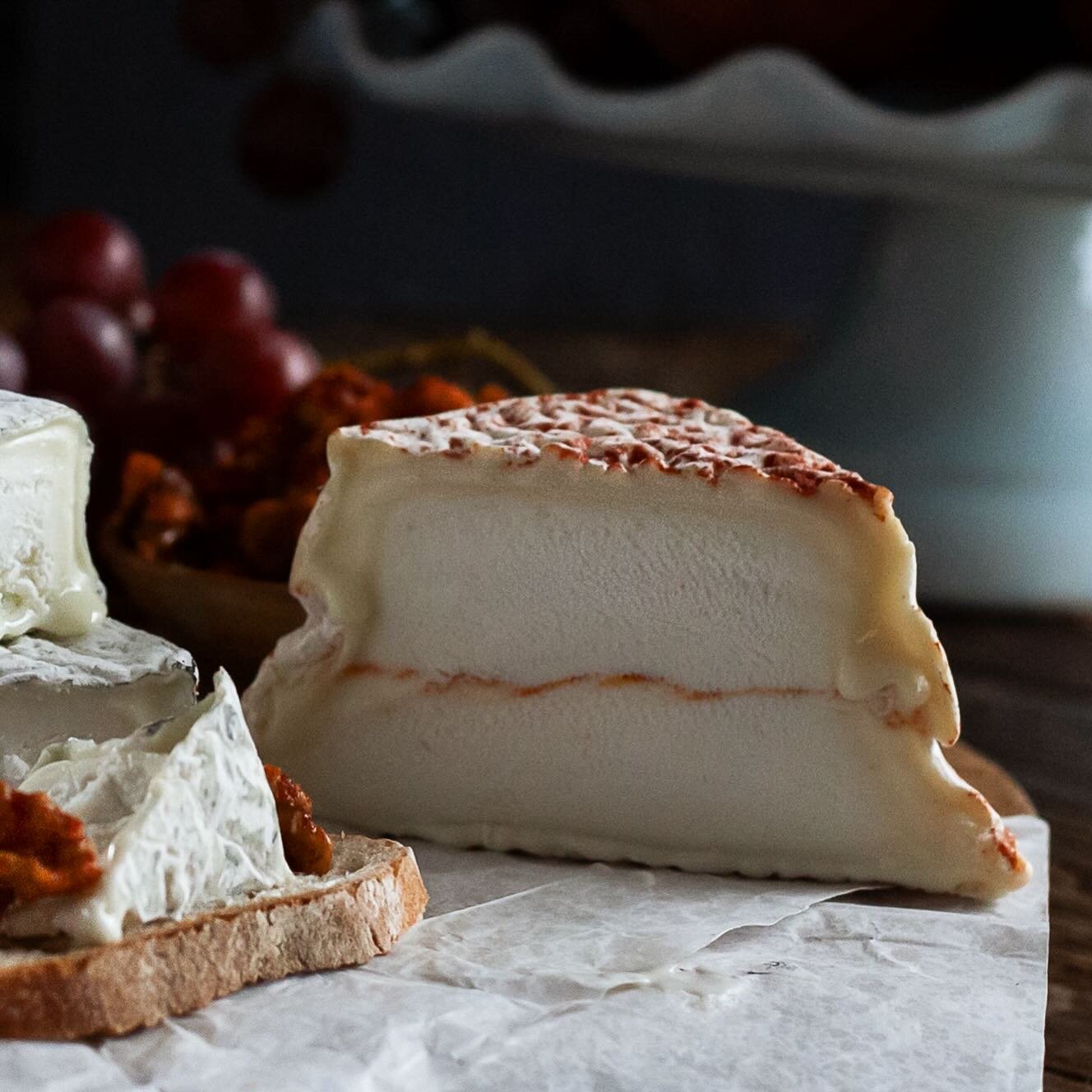 Piper&rsquo;s Pyramide - the 8th wonder of the world! We love her punch of paprika and layer upon layer of delicate flavor.

#piperspyramide #capriolegoatcheese #capriole #goatcheese #smokedpaprika