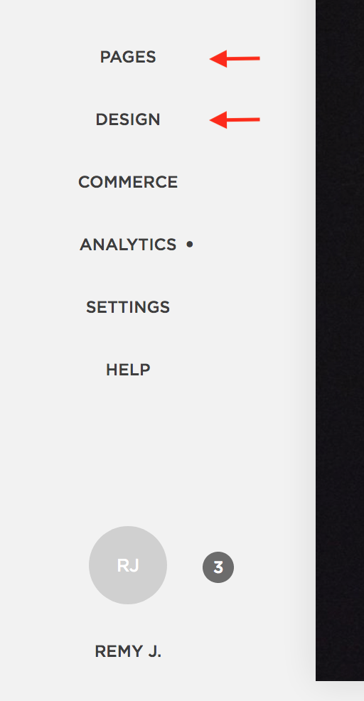 Fig 1: le menu principal