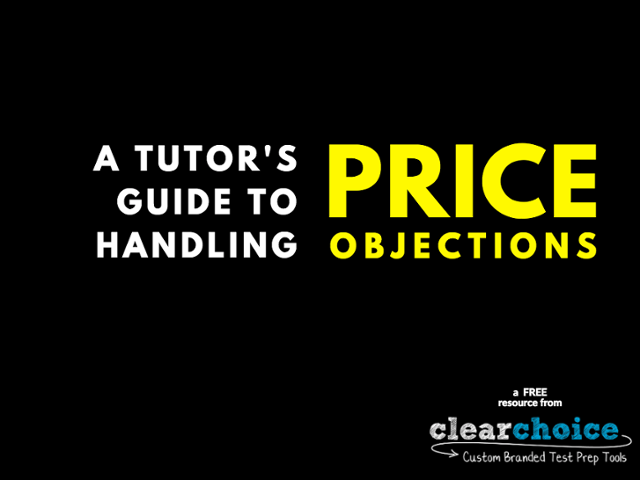 Ebook Cover - A Tutor's Guide to Handling Price Objections