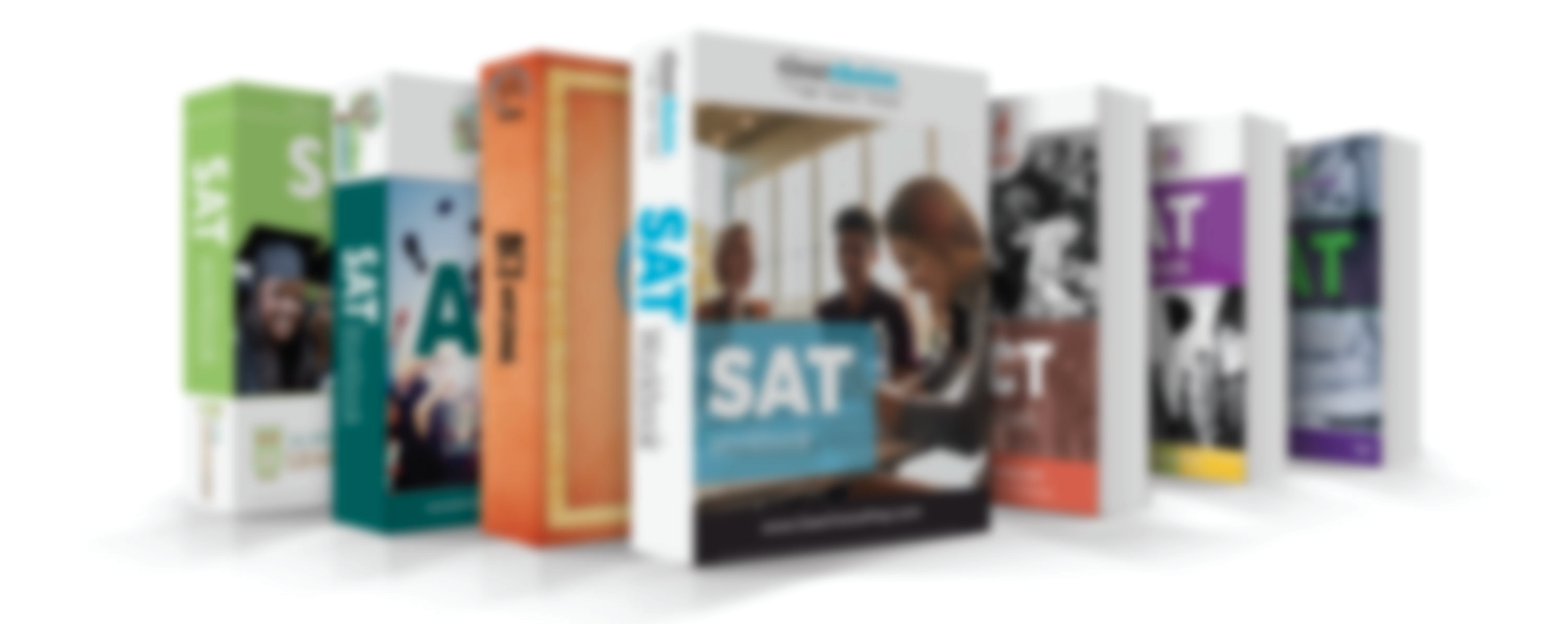 Examples of branded test prep workbooks
