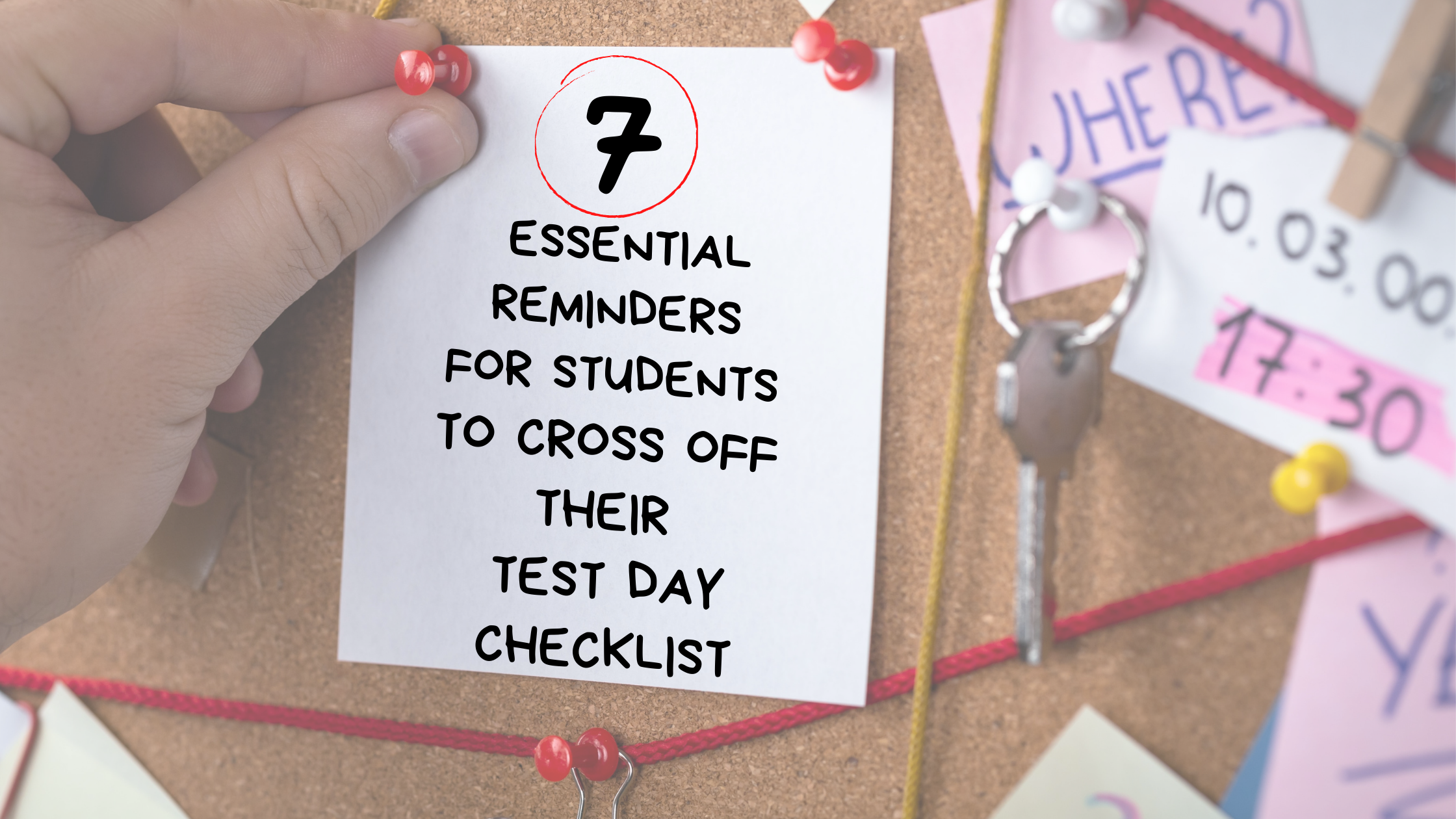 7 Essential Reminders for Students to Cross Off Their Test Day Checklist