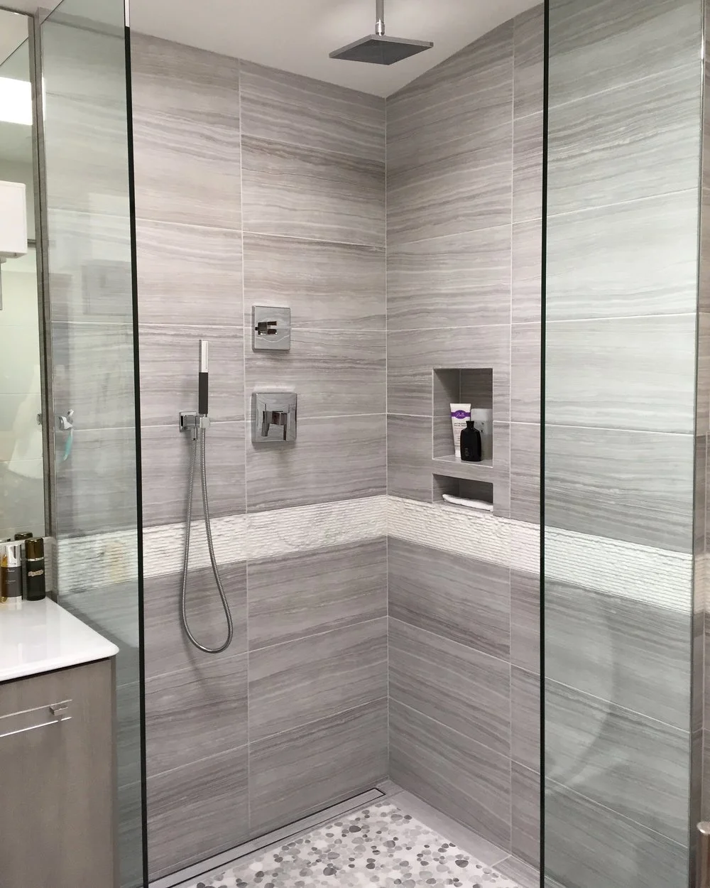 Bathroom interior design in California.