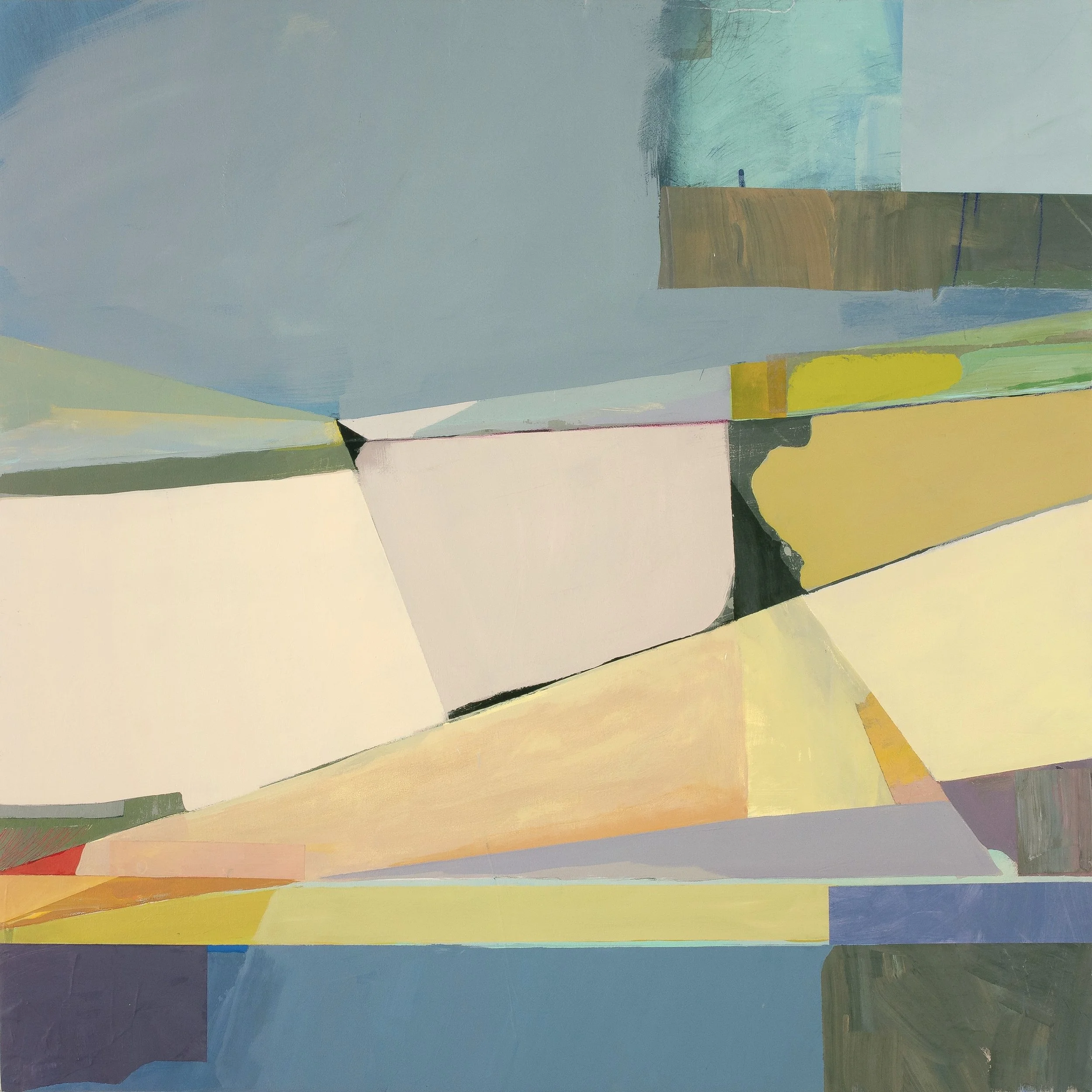 True North, Mixed Media on Panel, 30 x 30