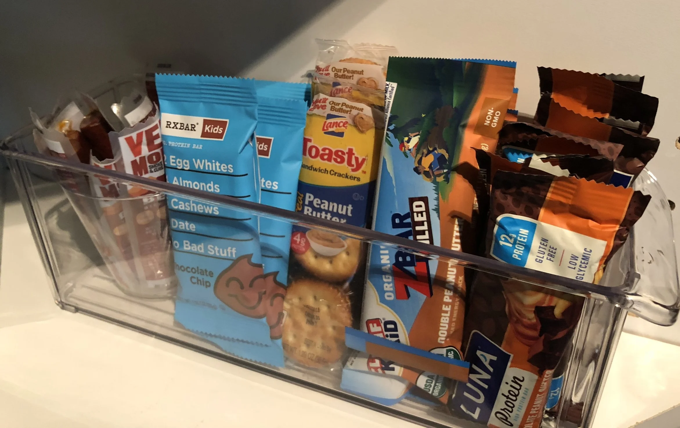Pantry snack storage a la Enriched Family