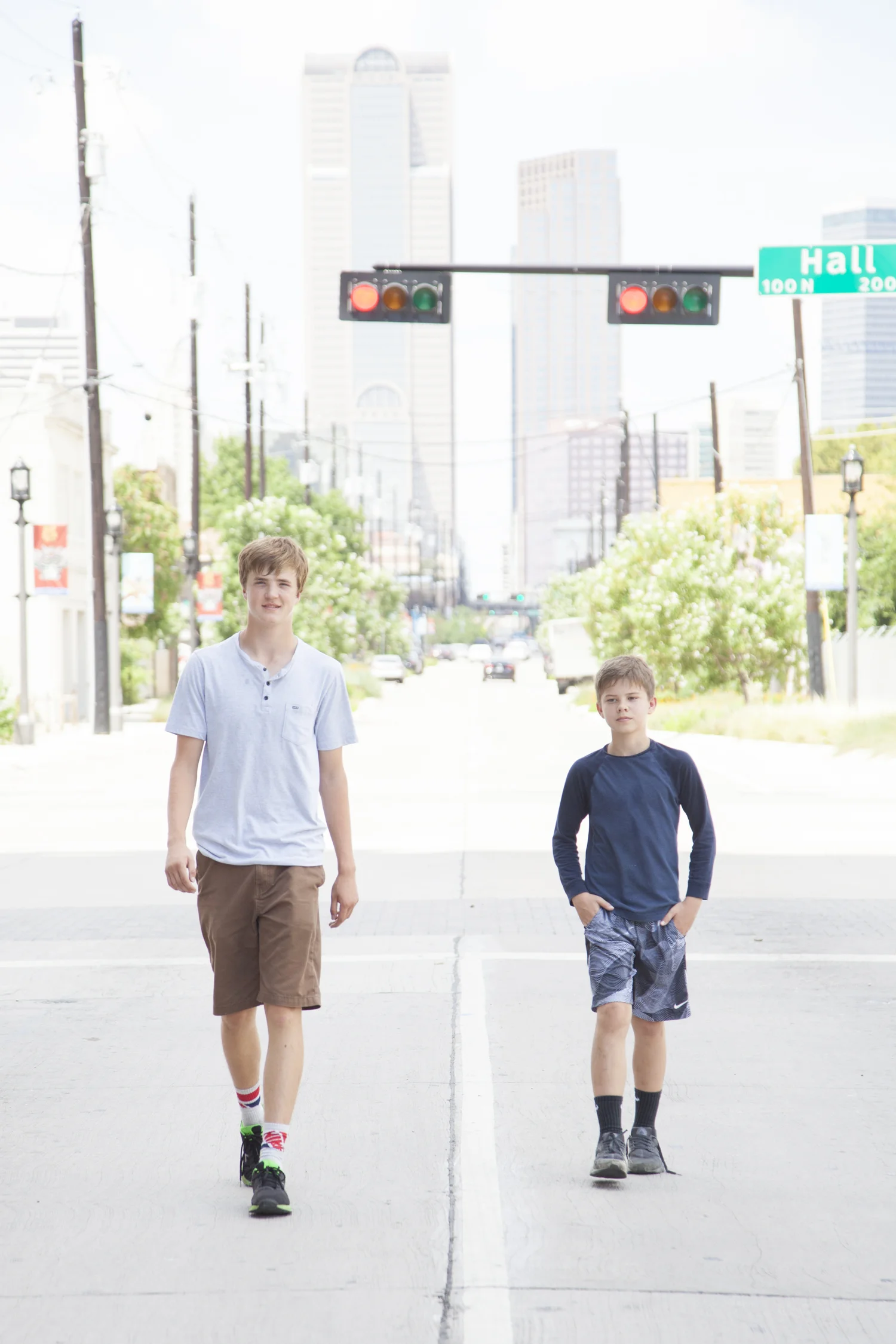 In the streets