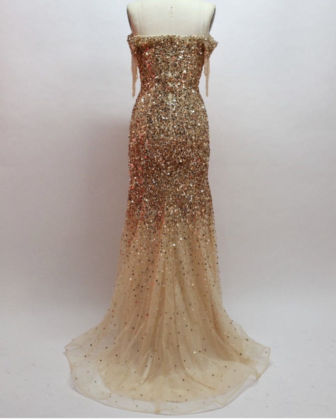 Gold shoulder sale
