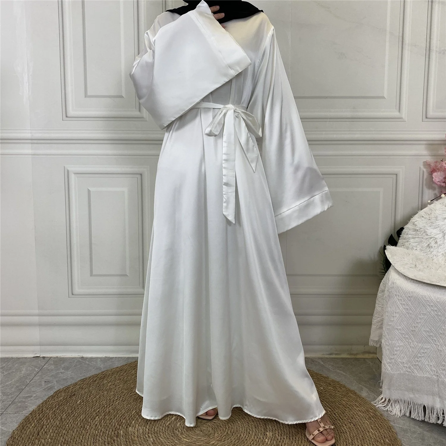 satin abaya