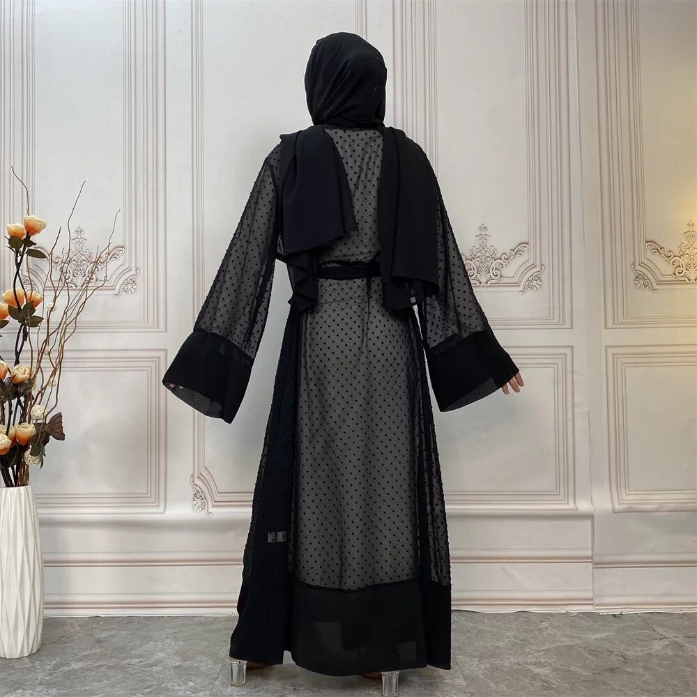 Black Chiffon Abaya with Hijab  Zaynab Smith The Collection Modest  Collectiom