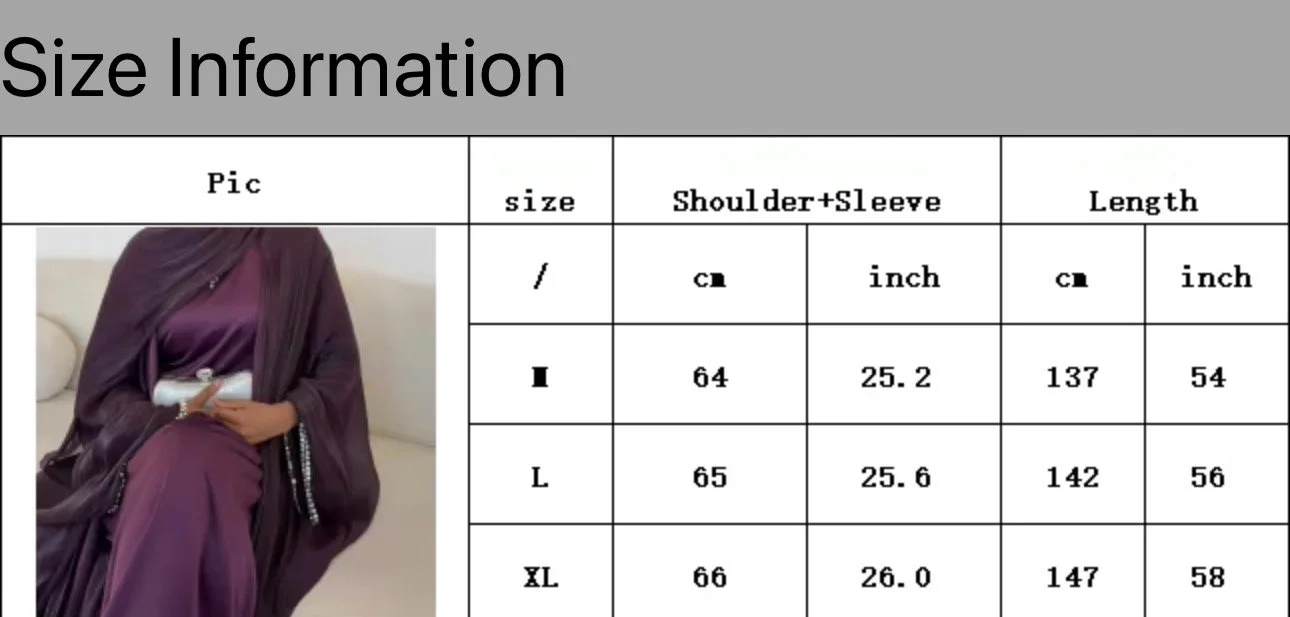 Shinny Dubai Abaya Cardigan Inner Dress Hijab 3pcs Set Islamic Clothing Women Abaya Muslim Dress
