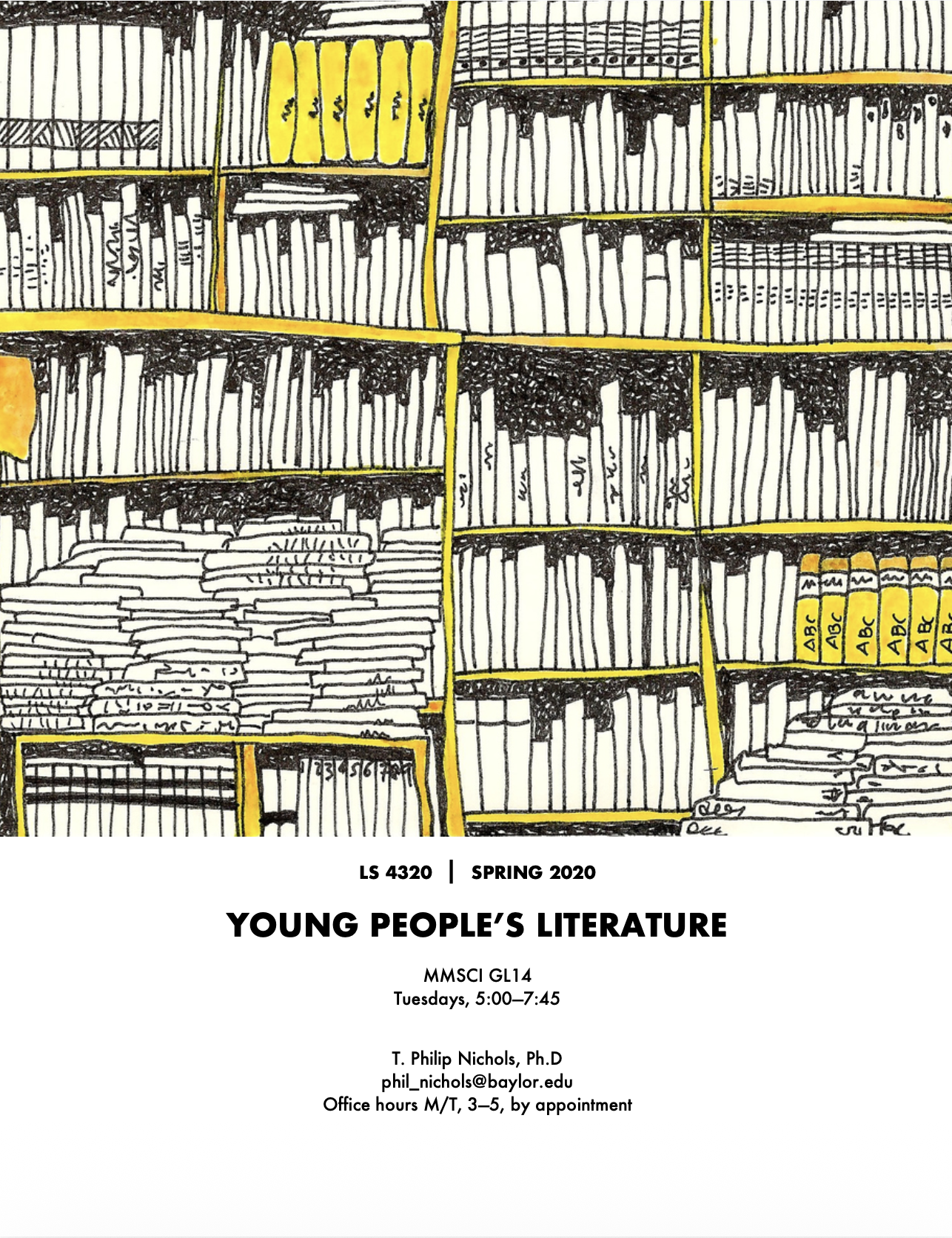 Syllabus cover for Young People's Literature
