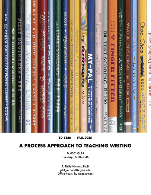 Syllabus cover for A Process Approach to Teaching Writing