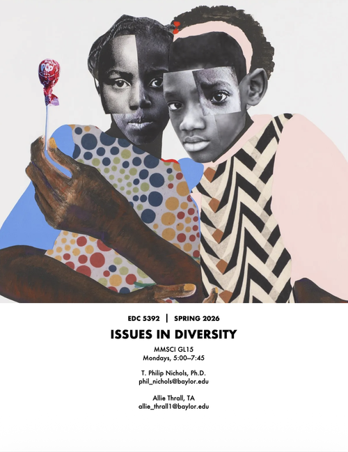 Syllabus cover for Issues in Diversity