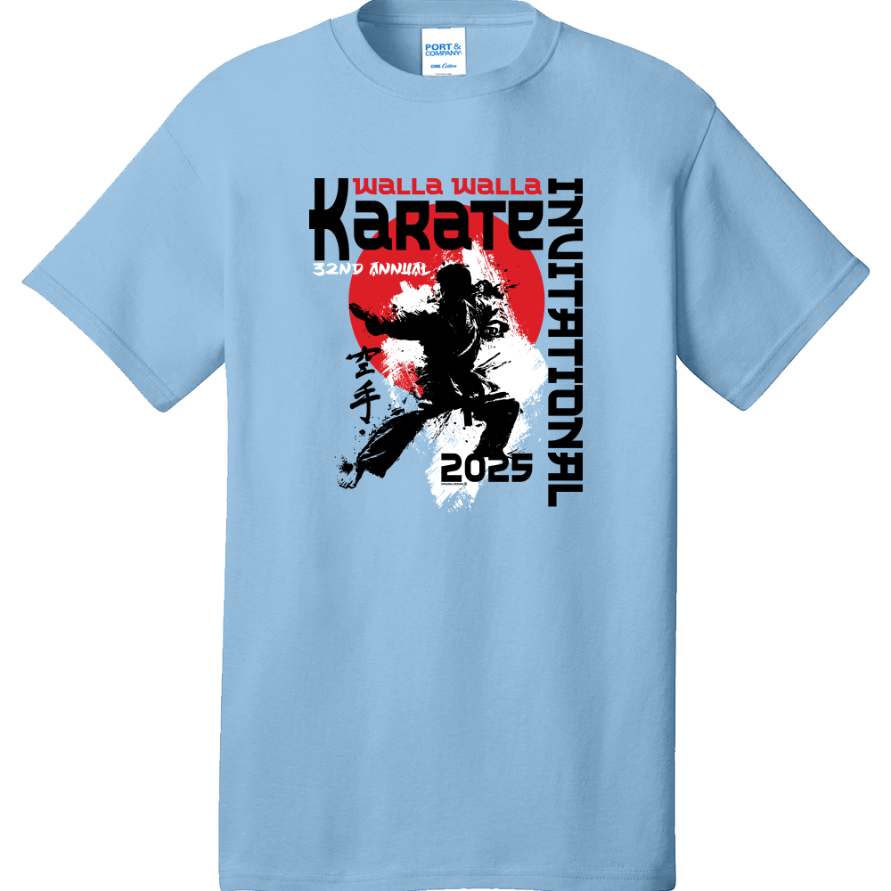 Karate Light Blue Tee.png