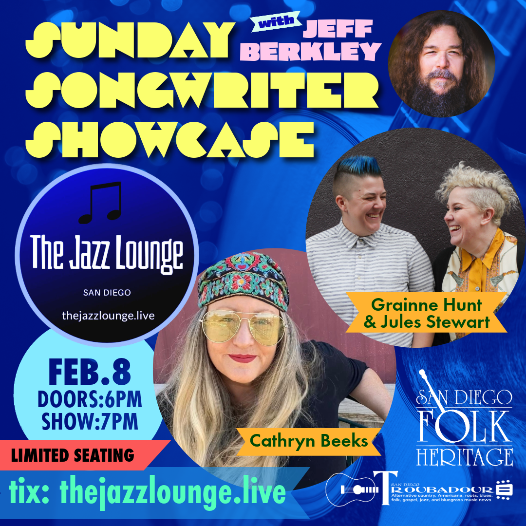 Grainne Hunt at Jeff Berkley's Songwriter Showcase with Cathryn Beeks