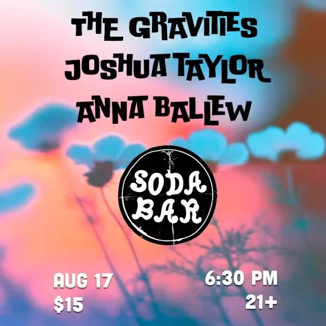 Anna Ballew and Josh Taylor with the Gravities at Soda Bar in San Diego, CA