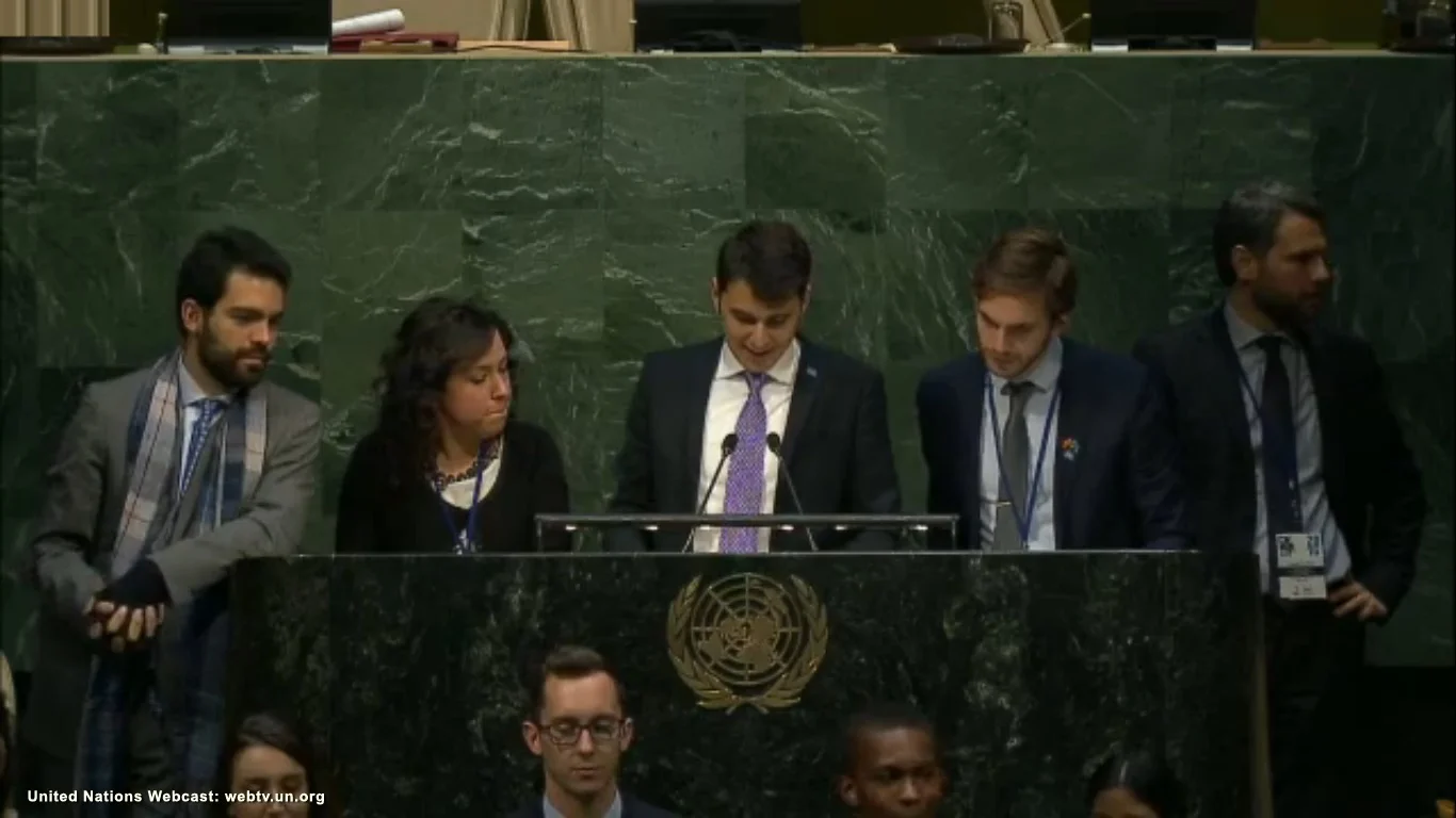 Camilo at Change the World MUN 2016 at the UN HQ