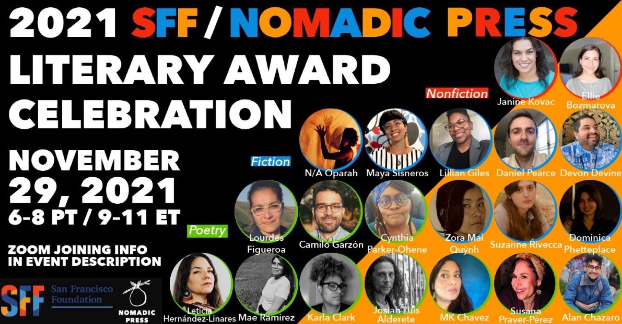 San Francisco Foundation / Nomadic Press Literary Award