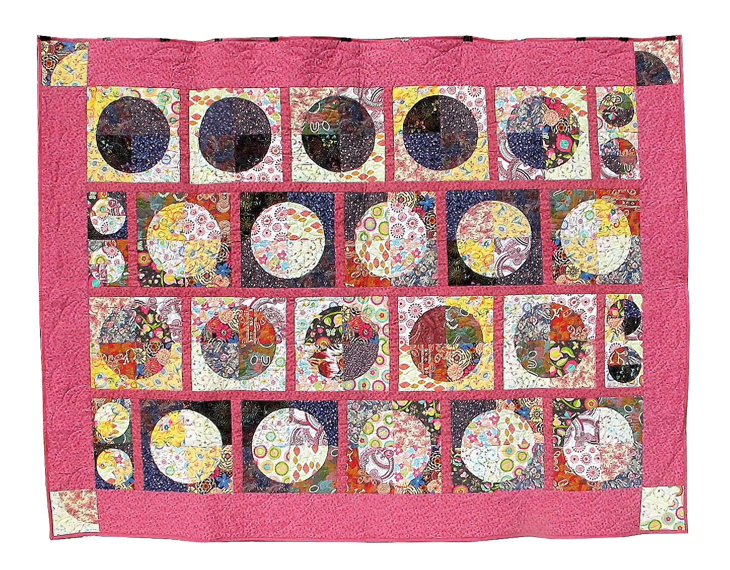 Handmade queen size quilt by Lydia Paulsen 72" x 94"