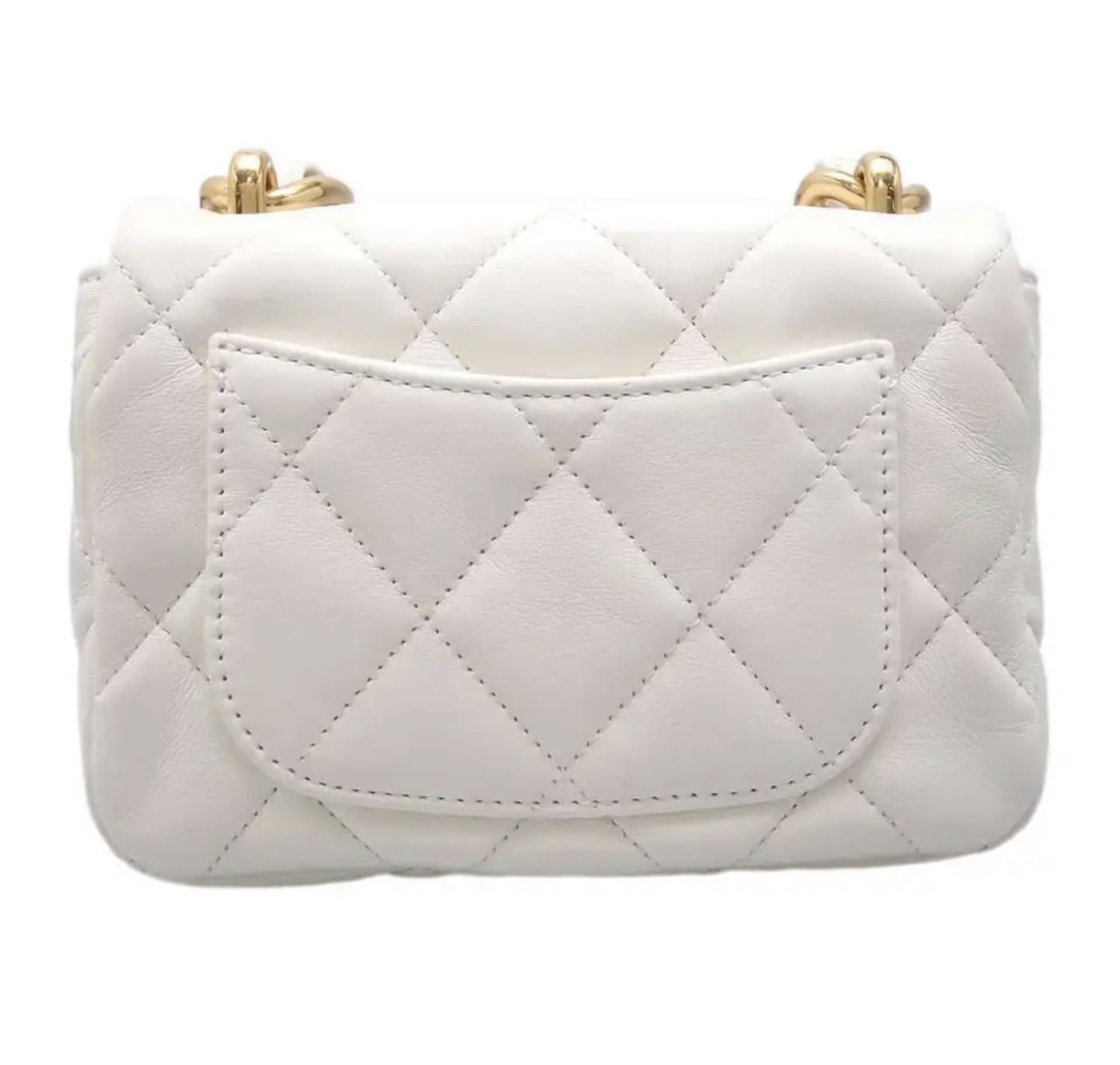 Chanel White Small Flap Funky Town 22S — kca design