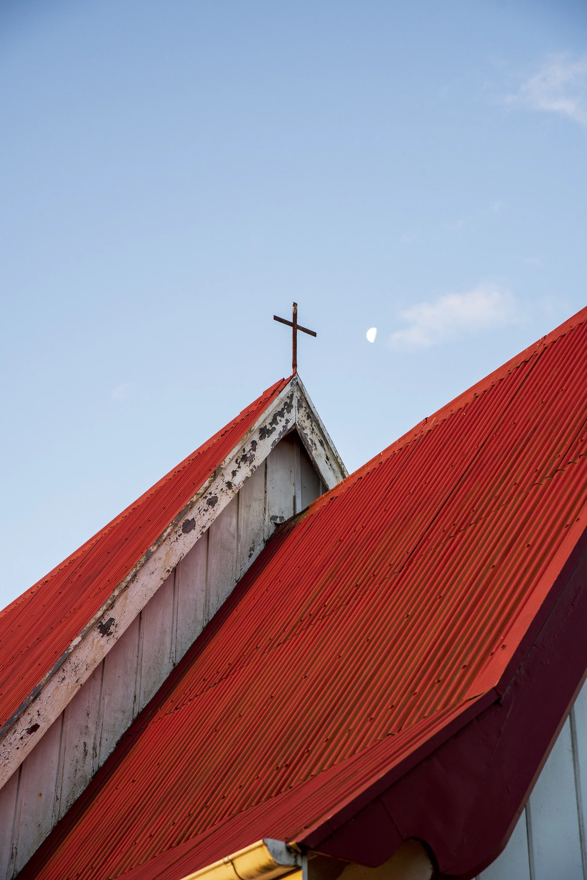 Moonrise over St Albans Church