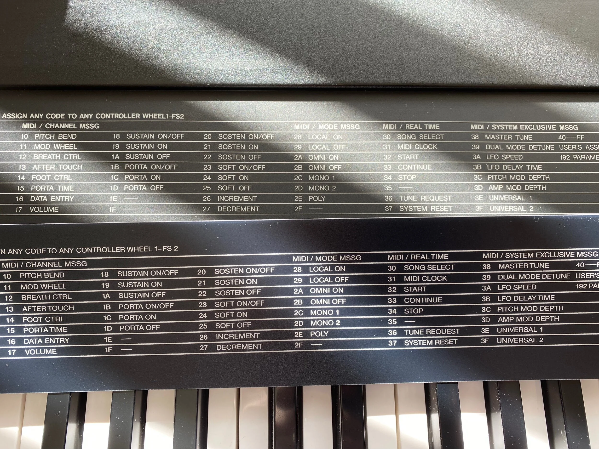 NEW AUTHENTIC MEMBRANES - KX88 - K3 - DX7 - MATRIX 6 - JX8P - CZ1000 - Vintage Synth Sales, Mixing, Pro Audio, Analog summing, Restoration - @sweet.discrete