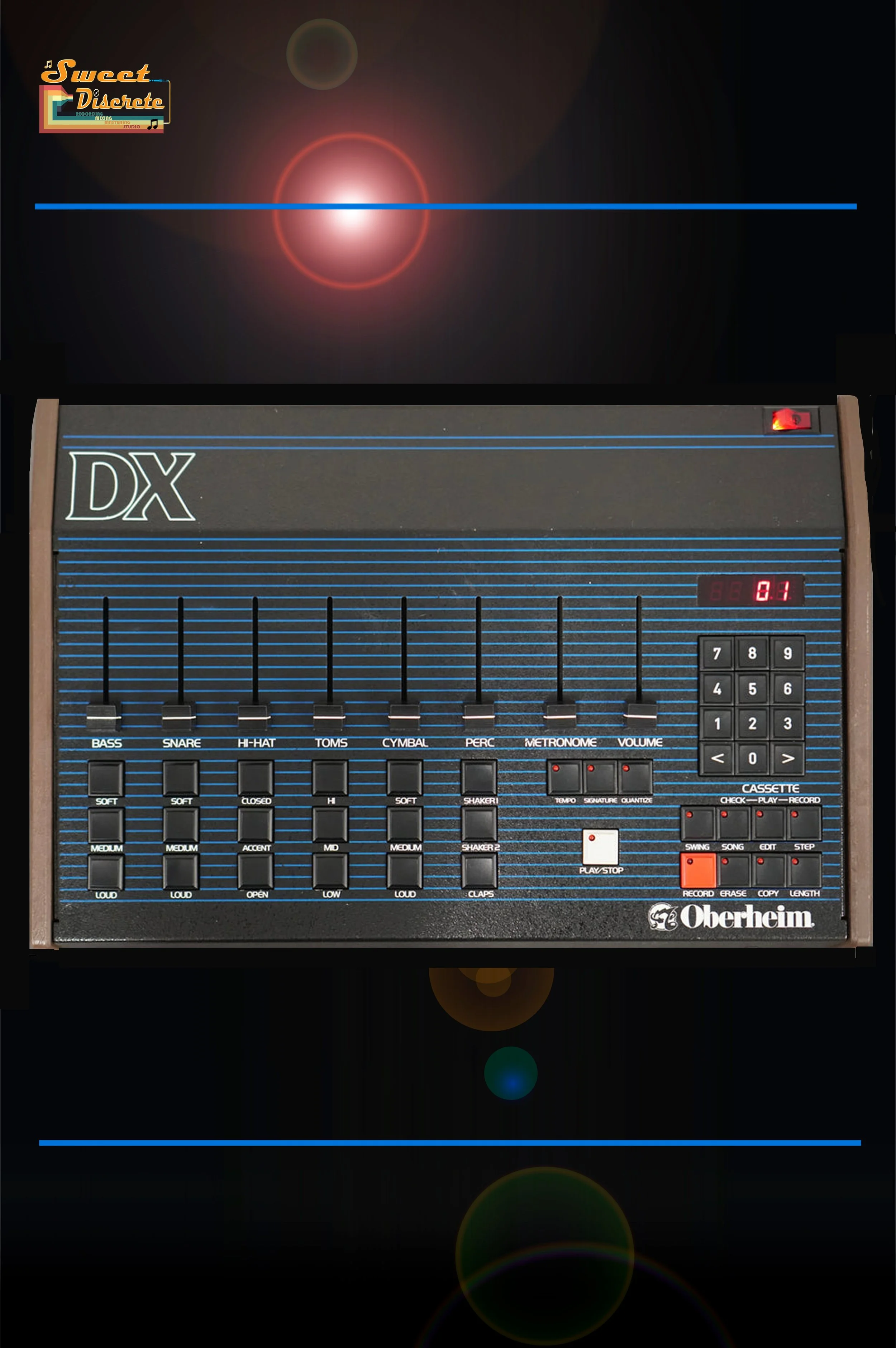 Oberheim DX FULL Metal case restoration
