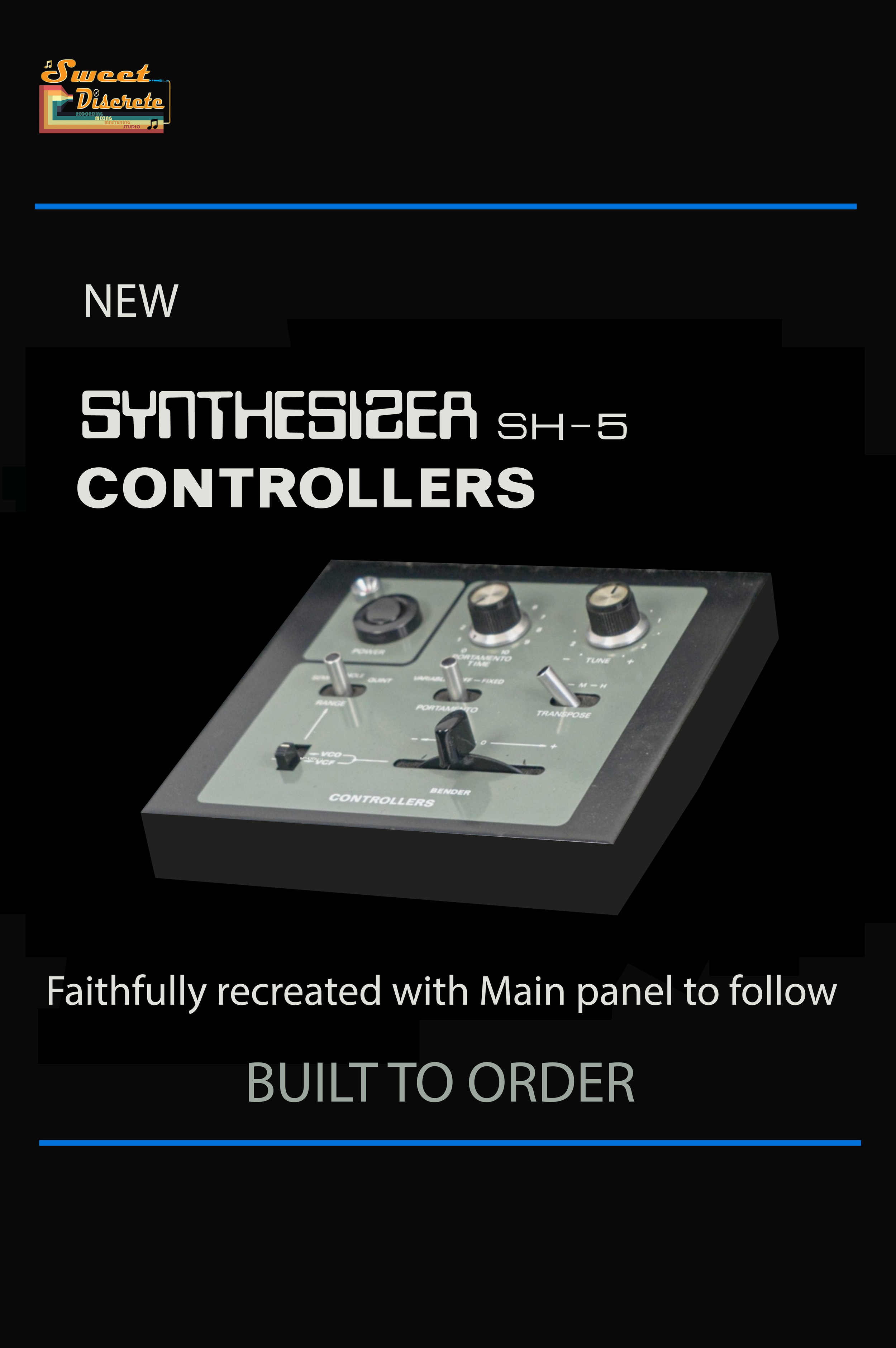 Roland SH-5 'Controller's panel replacement